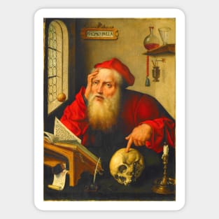 Saint Jerome in His Study Sticker